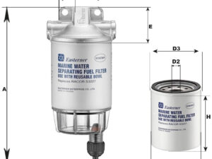 Filter goriva - separator S3227